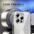 Choiche Camera Lens Protector for iPhone 15 Pro/Pro Max, Bling 9H Tempered Glass Cover with Metal Ring Decoration