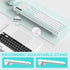 RECCAZR 2.4GHz Silent Keyboard and Mouse Combo Wireless,ful-Sized Wireless Keyboard and Adjustable DPI Mouse, USB