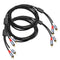 10FT RCA Cables, 2RCA to 2RCA Audio Cable with Gold-Plated Connectors, Dual
