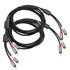 10FT RCA Cables, 2RCA to 2RCA Audio Cable with Gold-Plated Connectors, Dual