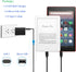 Charger Fit for Kindle Fire Tablet with 5Ft Type-C and Micro USB Cable for Charging Fire HD 6 7 8 10/Fire Max 11/Fire Plus/Kids/Kids Pro/HD HDX/Kindle/Paperwhite/Oasis E-Reader and Samsung Phone