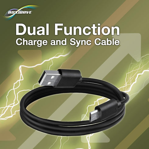BoxWave DirectSync Cable for Sony Alpha a6400, Durable Charge and Sync