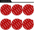 PKYAA Dashboard Pad Mounting Disk Sticky Adhesive Replacement Kit, 6pcs 3.15"(80mm) Circle Stickers for Suction Cup Car
