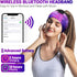 LC-dolida Sleep Headphones Bluetooth Headband - Wireless Headband Headphones with Thin HD Stereo Speakers for Sleep