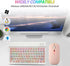Bluetooth Keyboard and Mouse Combo for iPad, Rechargeable Wireless with 7-Color Backlit Compatible with iPad/iPhone