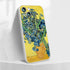 iPhone 14 Plus Case, Flower Irises by Van Gogh Aesthetic Retro Waterproof Slim Phone Cover for iPhone 14 Plus