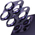2 Pack Camera Lens Protector for iPhone 15 Pro Max/iPhone 15 Pro/iPhone 14 Pro Max/iPhone 14 Pro, Aluminum Alloy