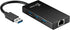 j5create USB 3.0 Multi-Adapter Hub, 3X USB 3.0 SuperSpeed Ports, Gigabit RJ45 Ethernet, Compatible with Windows and
