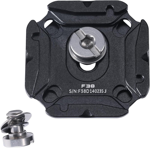 FALCAM F38 V2,Compatible -3301 Quick Release Plate with Arca Swiss, Anti-Slip Plate for DSLR/Mirroless Camera