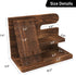 Wooden Phone Docking Station Organizer for Dad Birthday Gifts, Nightstand Organizer, Desk Organizer Wood Gifts for Men