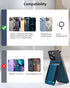 Magsafe Wallet for iPhone 16/15/14/13/12 Series, Magnetic 8-Card Holder with Adjustable Stand, RFID Blocking, Blue