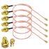 TUOLNK 5PCS SMA Female to IPX U.FL RG178 Coaxial Cable, 12 inch(30cm)