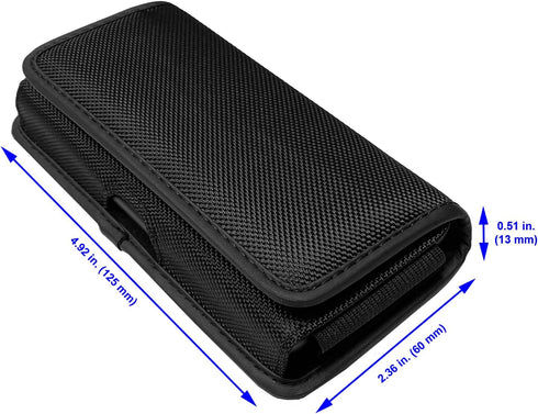 Z-GEN Canvas Pouch Horizontal Case for Apple iPhone SE (4.0", 2016 Version), iPhone 5, iPhone 5S with Belt Clip