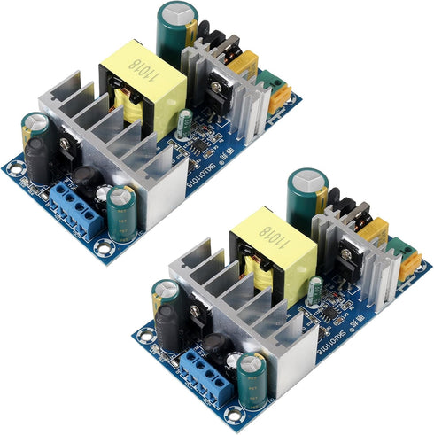 ATNSINC 2PCS AC to DC Isolated Power Supply Module DC 24V 4A 12V