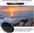ARTCISE ND2-400 (72mm) Variable ND Filter HD Optical Glass, Anti-Glare, Ultra-Thin Frame, Precision Threads, Adjustable