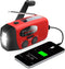 RunningSnail Emergency Hand Crank Radio With LED Flashlight For Emergency, AM/FM NOAA Portable