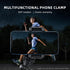 TELESIN Phone Tripod Mount Holder Adapter, Adjustable Cell Phone Stand with Cold Shoe for iPhone 14/13/12/11 Pro