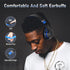 Bluetooth Over Ear Headphones, 6S Foldable Wireless with 40 Hours Playtime, HiFi Stereo Headset with Mic