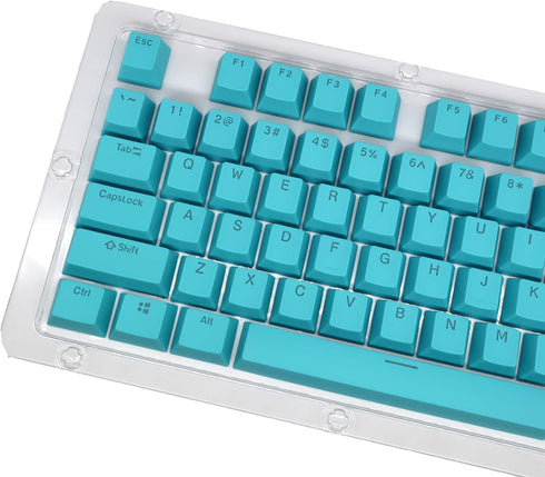 PBT Keycaps, 108 Keys P9 Mechanical Keyboard Key Caps Backlit Character Translucent DIY Keycaps for 61/64/87/104/108