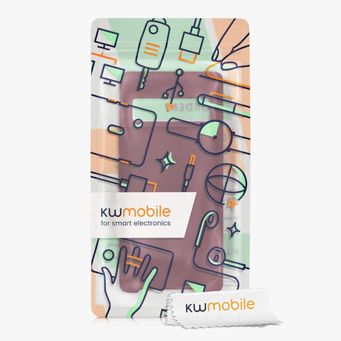 kwmobile TPU Silicone Case Compatible with Google Pixel 6 Pro - Soft Finish Phone Cover in Rhubarb Red