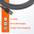 Ventev Flat 6ft iPhone Charger USB-A to Apple Lightning Cable, MFi Certified Fast Charger Cord, 35X Stronger,