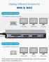 Lasuney 10 in 1 USB Type C HUB with Triple Display, 2 HDMI, Ethernet, PD3.0, 3 USB Ports, SD/TF Docking Station