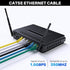 Cat5e 300 5e RJ45 PS5 15 Ethernet Cable FT, Long Cat Internet Cable, White Snagless Patch Cord, Flexible, Network, LAN
