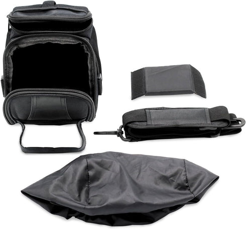 FOSOTO Waterproof Camera Case Bag - Compatible for Canon EOS M10 M6 M2, Nikon P600, Sony RX10M3, Olympus EM10