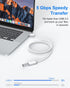 USB 3.0 Extension Cable, 3 ft White, Male to Female for USB Devices, Flash Drive, Card Reader, Printer