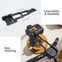 Z Flex Tilt Tripod Head, ARTCISE CNC Aluminum Alloy, All Metal Flexible Folding Z Pan, 360° Rotation for Canon Nikon