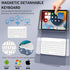 JKSML 10.9 Inch Case for iPad Air 5th/4th Gen 2022/2020, Magnetic Detachable Bluetooth Keyboard, Auto Wake/Sleep, Purple