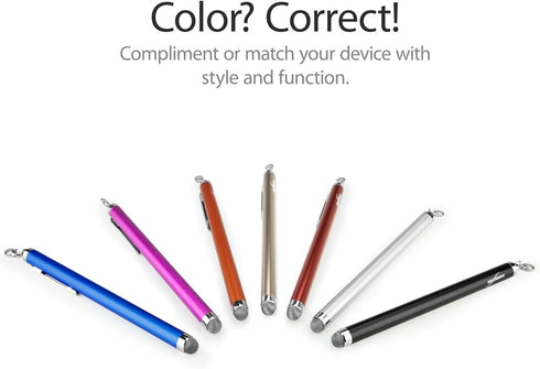 BoxWave Stylus Pen - EverTouch Capacitive Stylus for Leapfrog LeapPad Academy - Jet Black