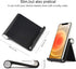 Mobile Phone Holder, Adjustable Foldable Portable Desk Stand for Video Call Mount (1PH - Black)