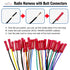ISO Car Radio Wiring Harness Connector, Radio Power Speakers Adapter for Car Stereo, Replacement for Bluetooth Radio