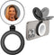 Generic Magnetic Ring Light with Mirror for Phones, 3 Color Modes & Touch