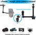 Camera Magic Arm, 11 Inch Metal Adjustable Friction Arm with Super Clamp/Phone Clip for Action Camera/DSLR