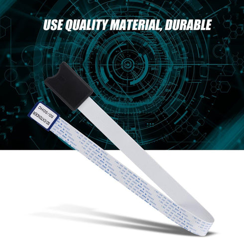 FOSA 48cm SD to SD Card Extender Cable, Memory Card Adapter Flexible Extender Cord Linker for DVD