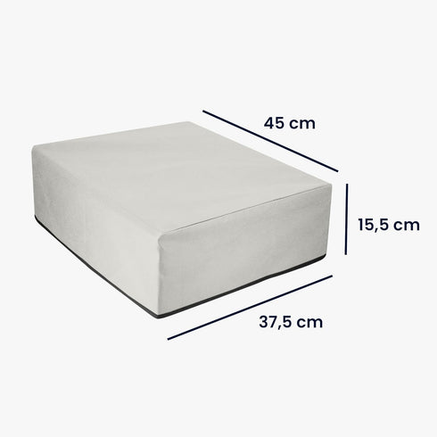 6020e 6055e kwmobile Dust Cover Compatible with HP Envy / Envy - Printer Case - Fabric Protector Cover - Light Grey