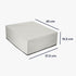6020e 6055e kwmobile Dust Cover Compatible with HP Envy / Envy - Printer Case - Fabric Protector Cover - Light Grey