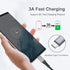 2 FT USB C Cable Short, 3 Pack Braided USB to USB C Cable 2 Foot USB Type C Cable Fast Charging Car Charger for iPhone