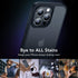 CASEKOO iPhone 13 Pro Case, Matte Shockproof, 10FT Mil-Grade Drop Protection, Frosted Black