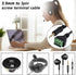 Poyiccot 3.5mm Screw Terminal Connector Cable, 3.5mm Stereo Audio Male Jack to AV 3 Pin Adapter Cable, 30cm