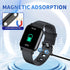 BaiWeiDun 4 7.62 mm Smart Watch Charger Cable, Universal Magnetic SmartWatch Accessories Charger Cable Pin Cord