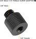 4 Pcs Camera Screw Adapter Set, 1/4" Male to 3/8" Female and 3/8" Male to 1/4" Female for Camera Monitor, Tripod, Mount