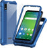 Ailiber AT&T Calypso 3 Case, Heavy Duty Phone Cover with Screen Protector, Shock-Absorbing TPU Bumper - Blue