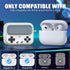 Inesore AirPods Pro 2nd Generation Case with Cleaner Kit, Compatible with AirPods Pro 1st and 2nd, White