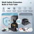 Travel Adapter, Universal All in One AC Power Plug Adapter with USB-C and USB-A Charging Ports for USA EU UK AUS