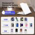 Wireless Charger for Samsung, 2 in 1 Wireless Charging Station for Galaxy Z Fold 6/5/4/3, Charger for Galaxy