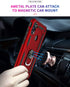 Galaxy A11 Case, Military Grade Heavy Duty Armor Protection Cover with HD Screen Protector and Magnetic Ring Kickstand