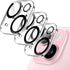 JETech 9H Tempered Glass Camera Lens Protector for iPhone 15 (6.1") & 15 Plus (6.7") - Anti-Scratch, HD Clear, 3-Pack